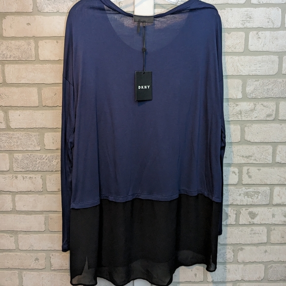 DKNY, NEW, shirt with sheer bottom, size XL, FINAL PRICE DROP 💧💧💧💧 - Picture 6 of 8